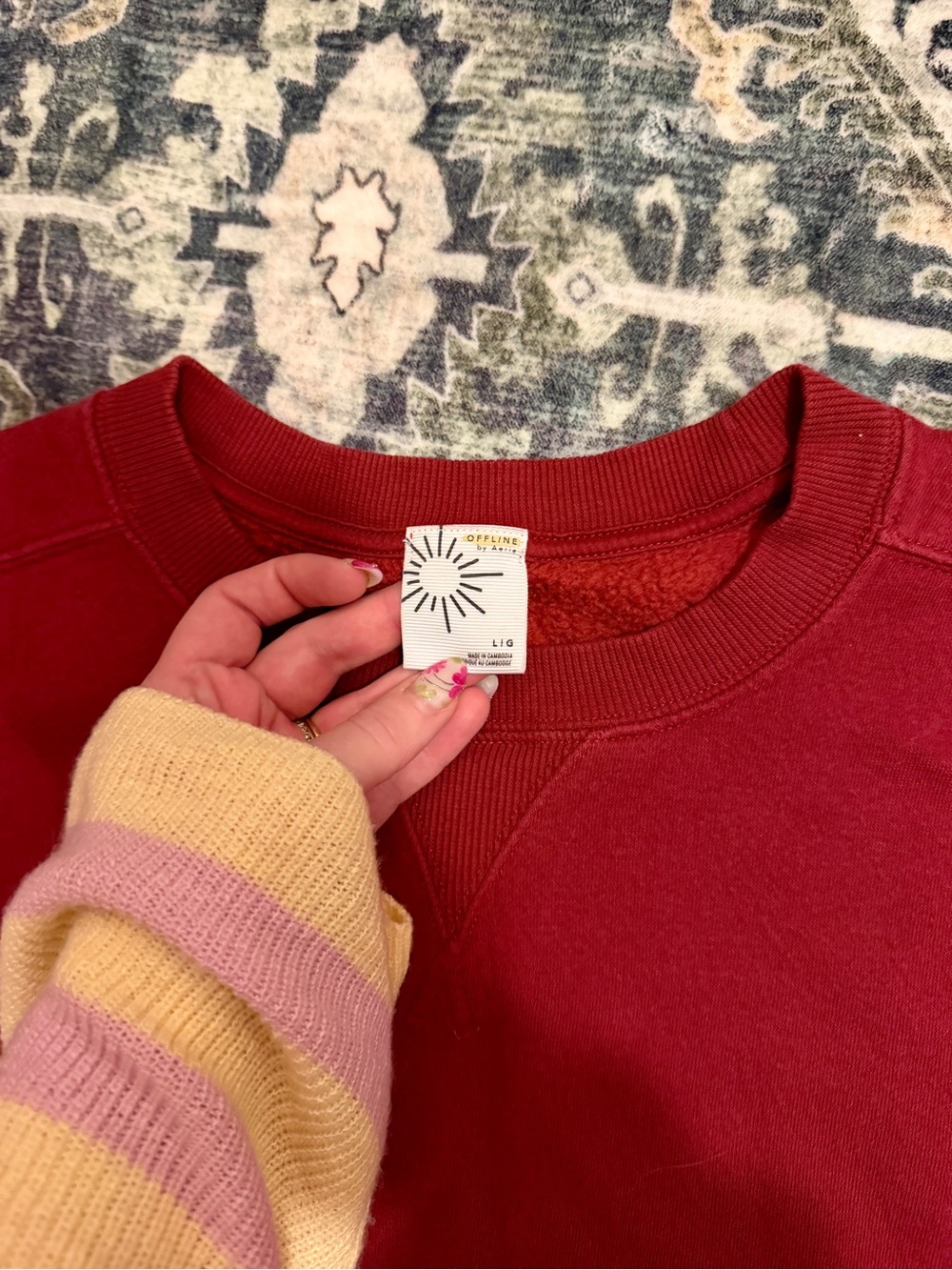 Aerie Offline Cloud Fleece Sweatshirt and Jogger Set - Picture 5 of 5
